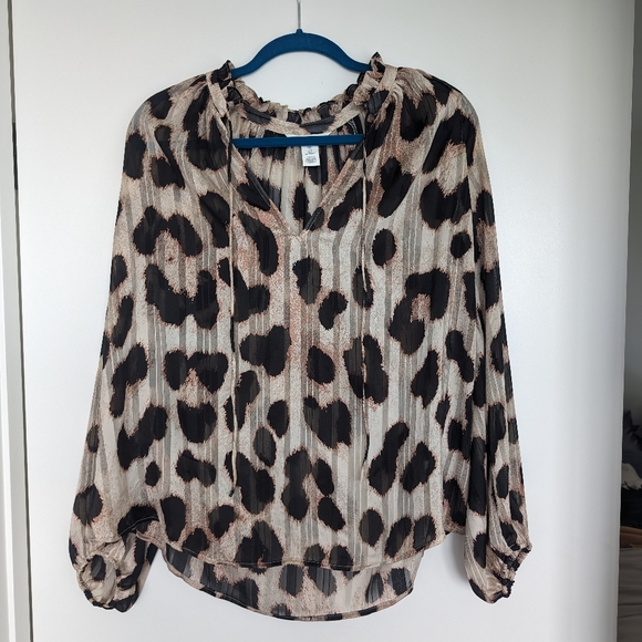 H&M Ruffle Trimmed Crepe Blouse - Picture 4 of 5